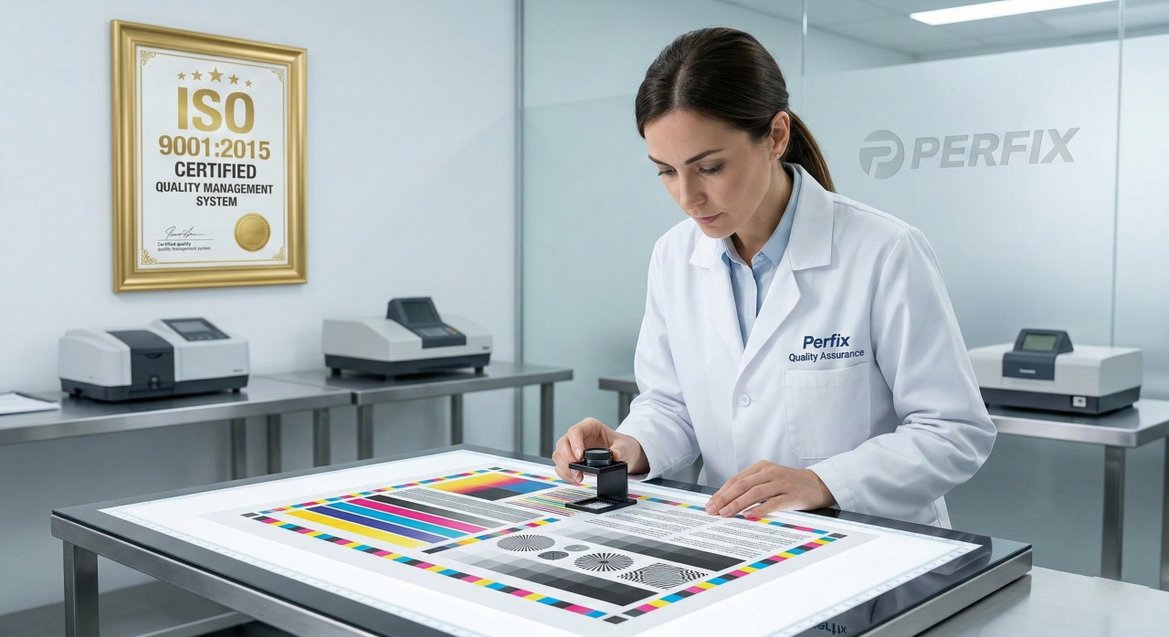 perFIX-Kaliteli Baskının Sırrı: ISO 9001 Standartları Ürün Kalitesini Nasıl Etkiler