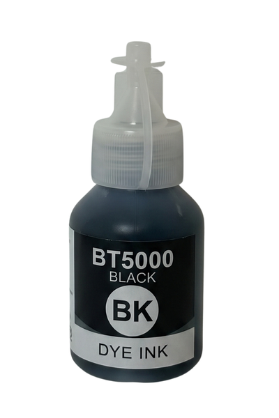 perFIX Brother BT 5000Bk **Kutusuz** Siyah Dye  Şişeli Mürekkep 135ml