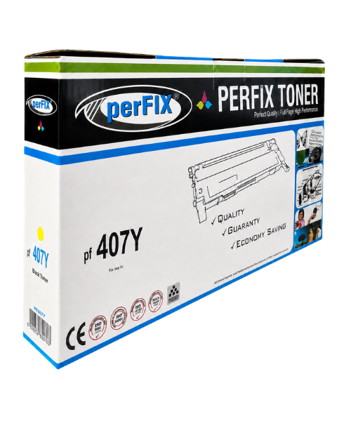 perFIX PFX Samsung MLT407Y- CLT-Y407 Sarı Laser Toner 1K