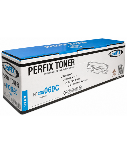 perFIX PFX Canon CRG069C ***Chipsiz*** Mavi Laser Toner 1,9K