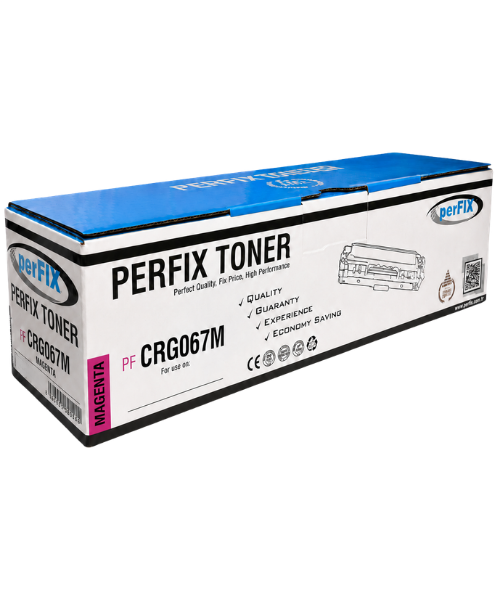 perFIX PFX Canon CRG067M CRG054 Chipli Kırmızı Laser Toner 1,25K