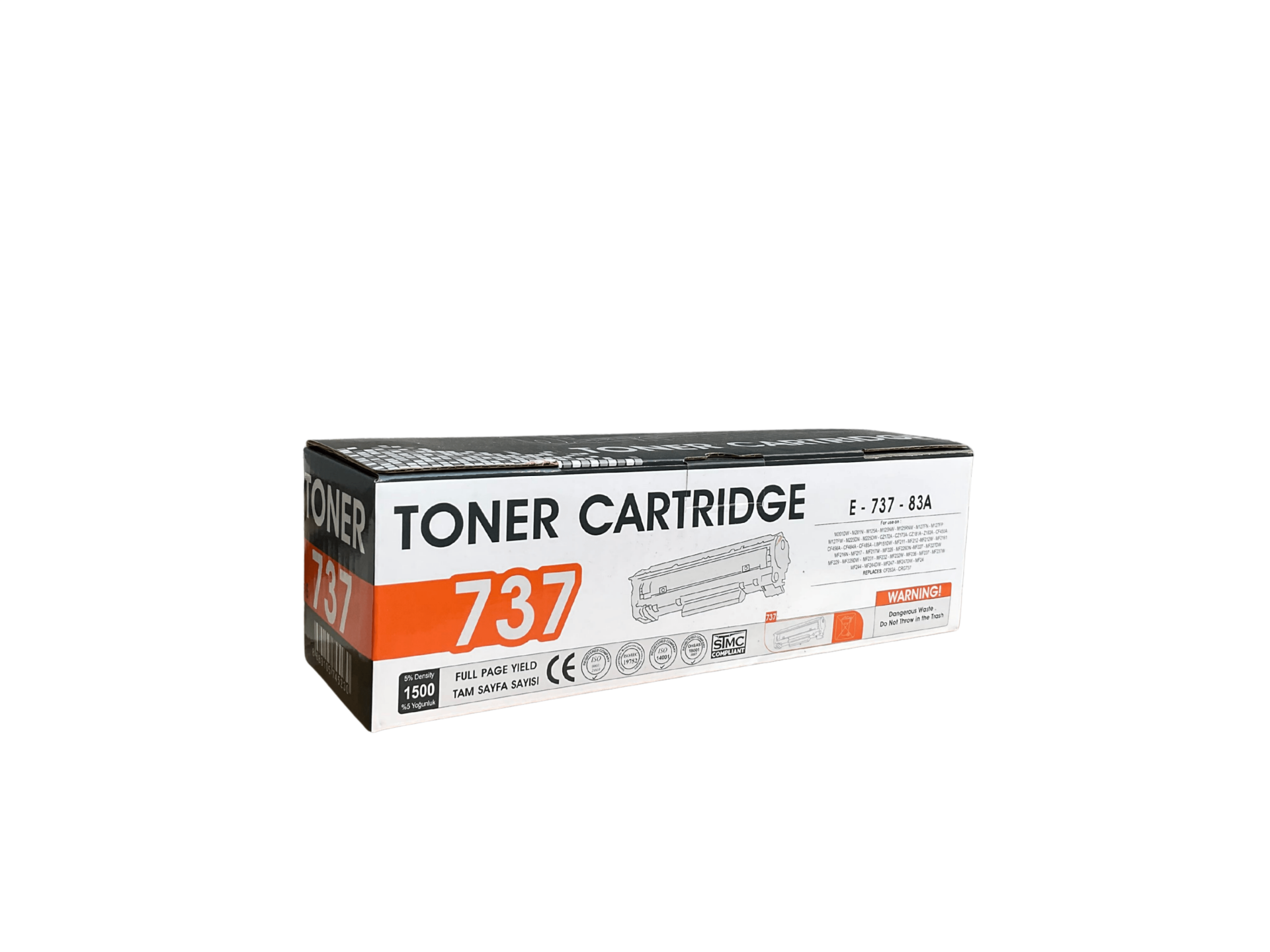 EToner EToner Canon E-CRG737 - CF283A  Laser Toner  1,5K
