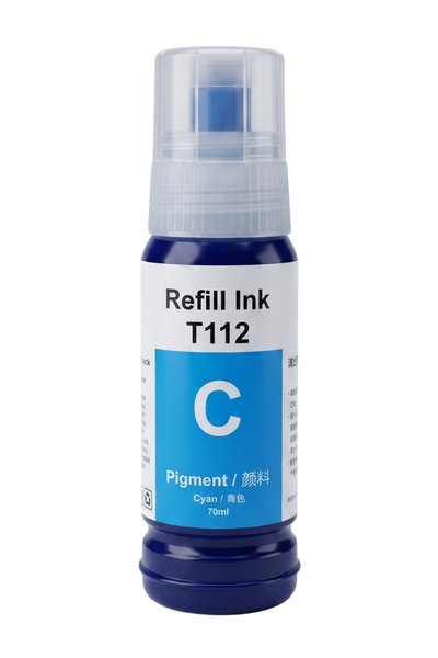 perFIX T112C  **Kutusuz**  Mavi Şişeli Mürekkep (70 ml )