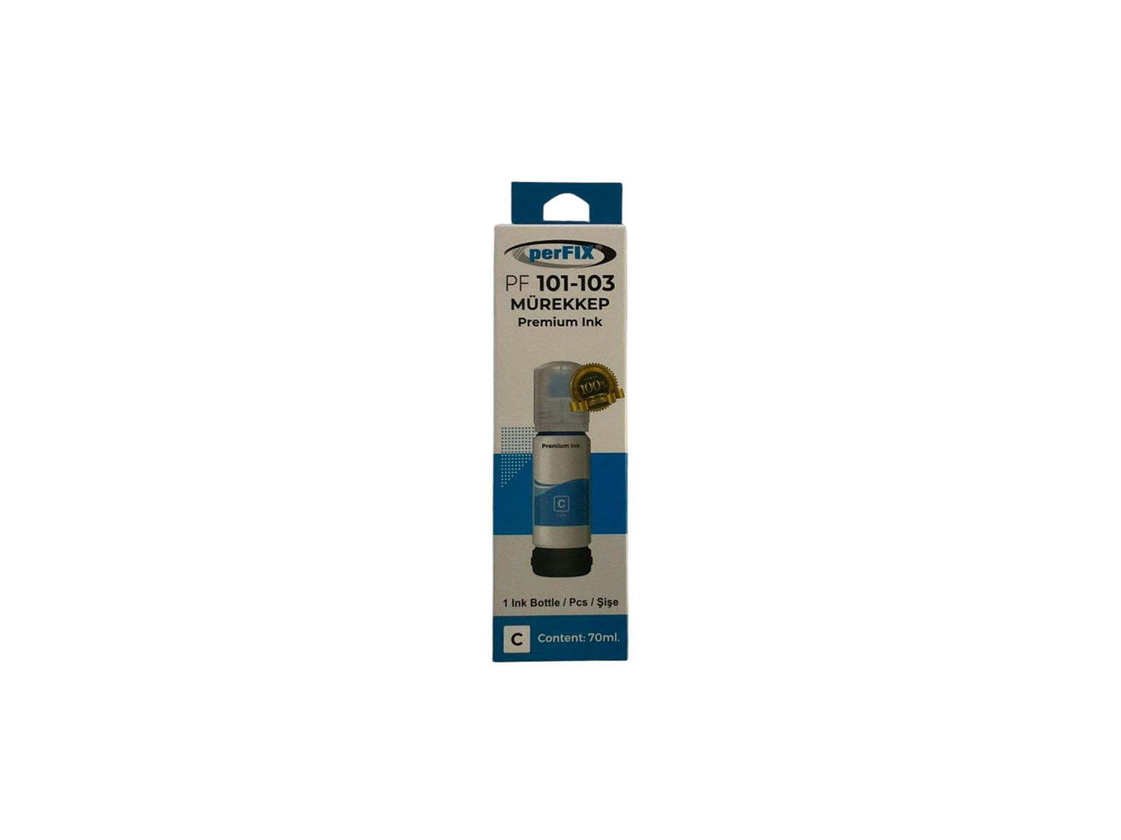 perFIX perFIX PF T103C  Mavi Şişeli Mürekkep (70 ml )