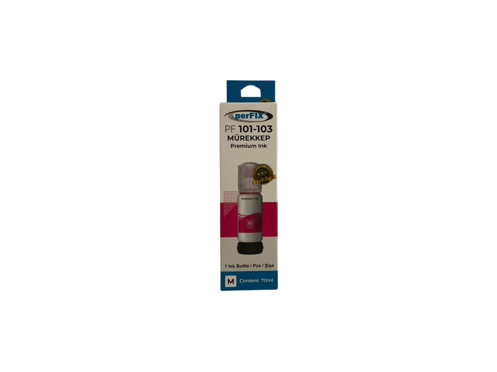 perFIX perFIX PF T103M  Kırmızı Şişeli Mürekkep (70 ml )