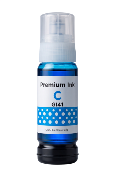 perFIX Canon  GI-41C  **Kutusuz** Mavi  Şişeli Mürekkep 70ml