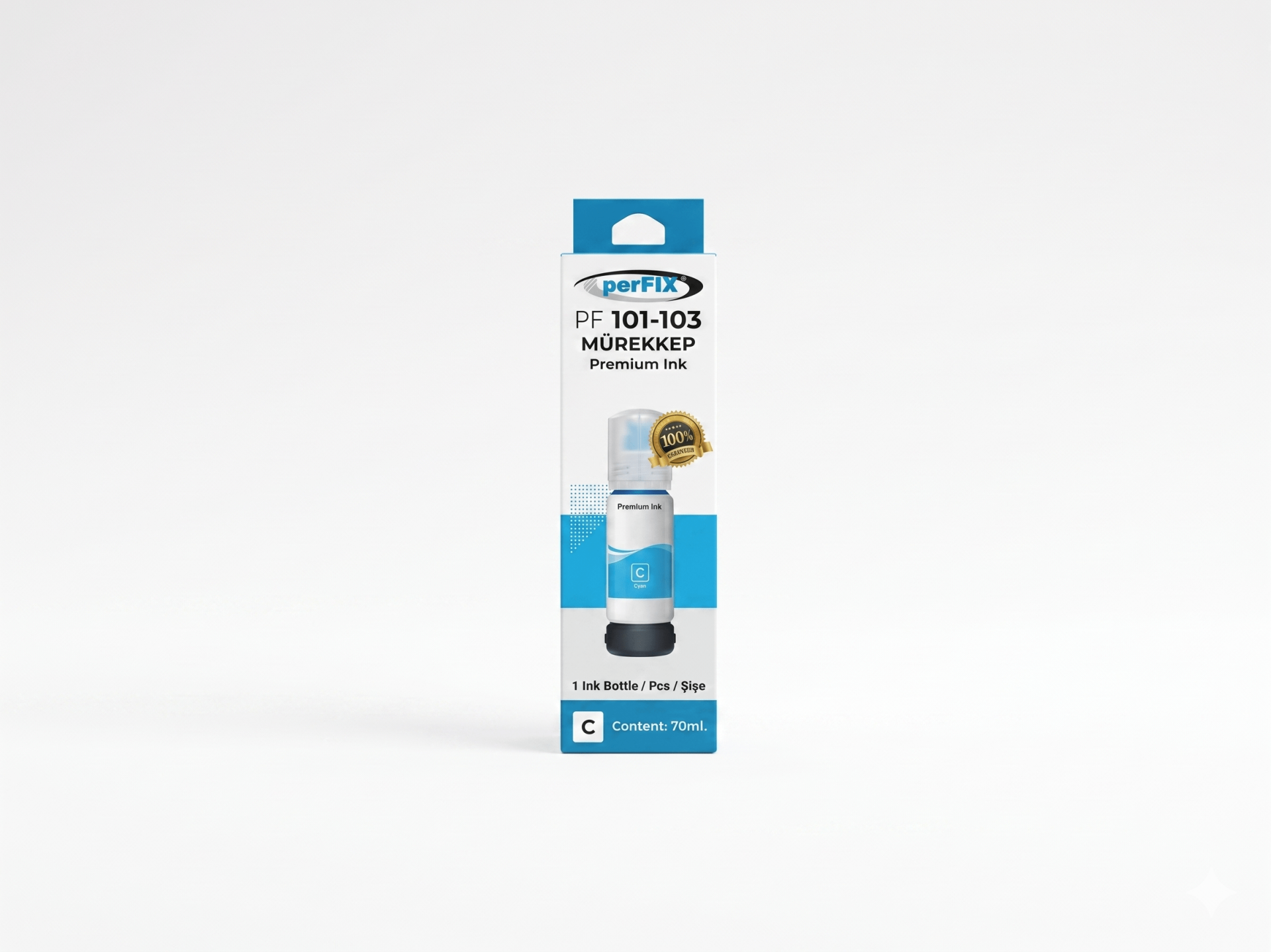 perFIX perFIX  T101UC Üniversal Mavi T101C - T103C - T106C - T112C Mavi Şişel