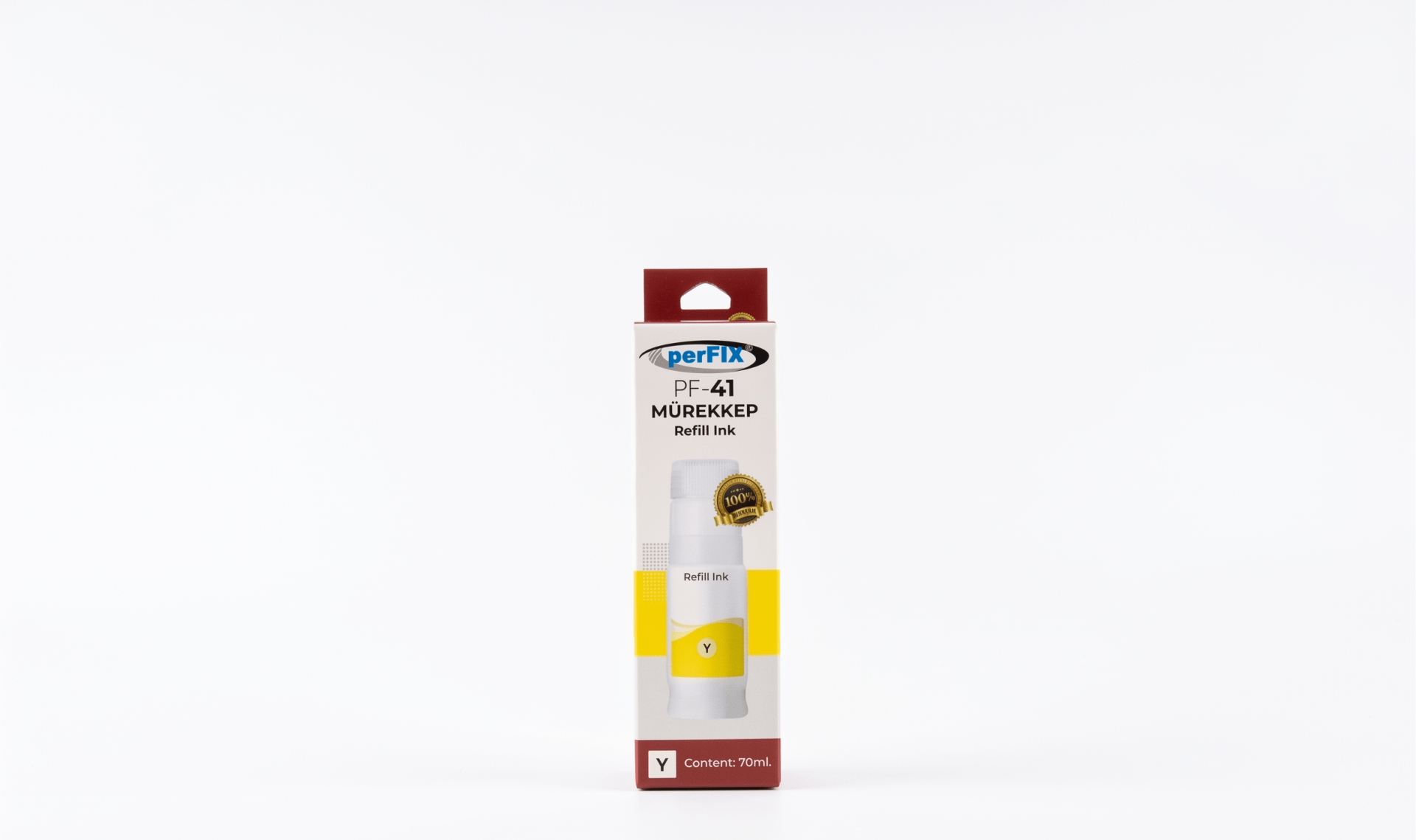 perFIX perFIX Canon  PF GI-41Y  Sarı Şişeli Mürekkep 70ml
