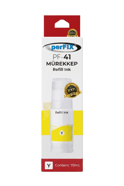 perFIX perFIX Canon  PF GI-41Y  Sarı Şişeli Mürekkep 70ml