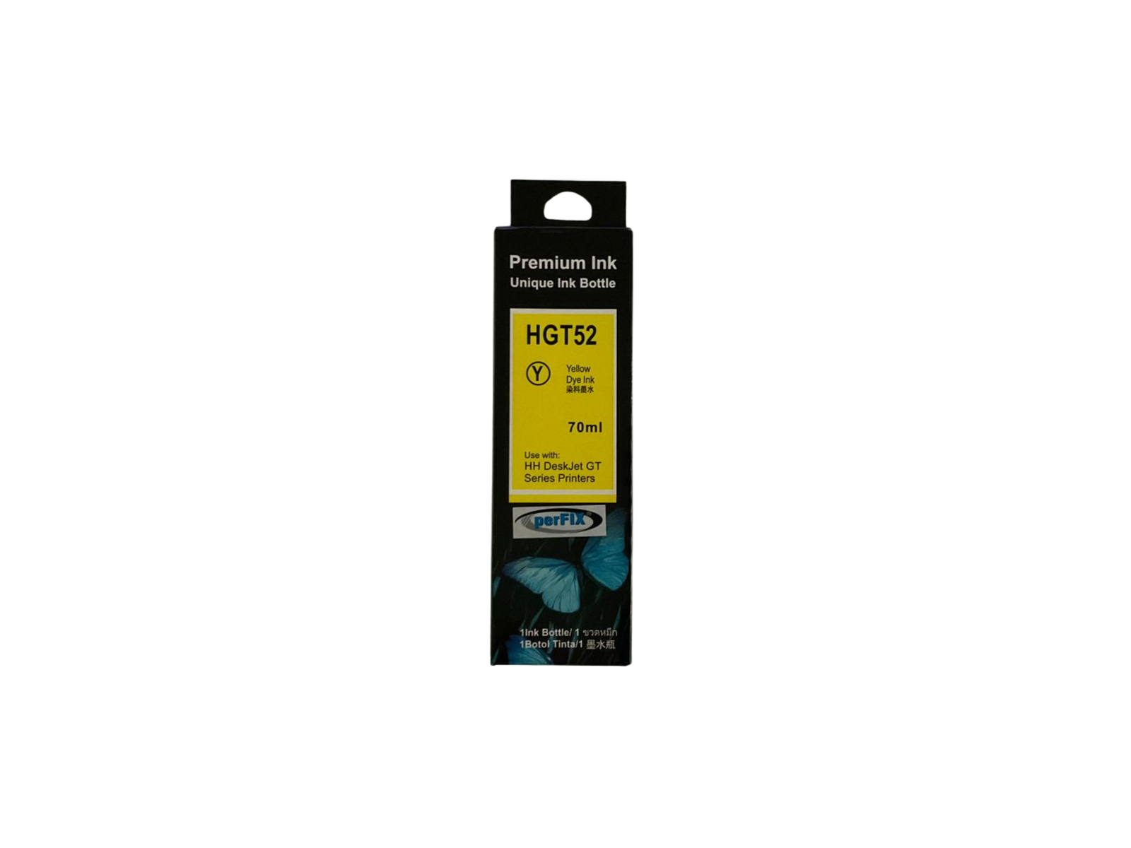perFIX perFIX Hp GT52Y Sarı  Moh56A Şişeli Mürekkep  70ml