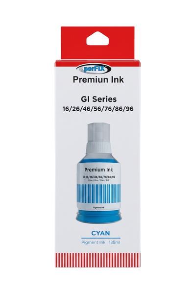 perFIX perFIX Canon  PF GI-46C - GI-56C  Mavi  Şişeli   Mürekkep 130ml