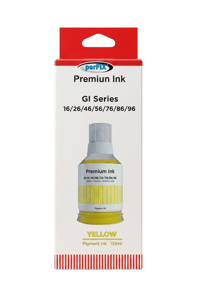perFIX perFIX Canon  PF GI-46Y - GI-56Y Sarı Şişeli  Mürekkep 130ml