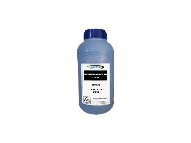 RT KM BIZHUB C300 - C352 - C353  CYAN TONER TOZU  250 gr