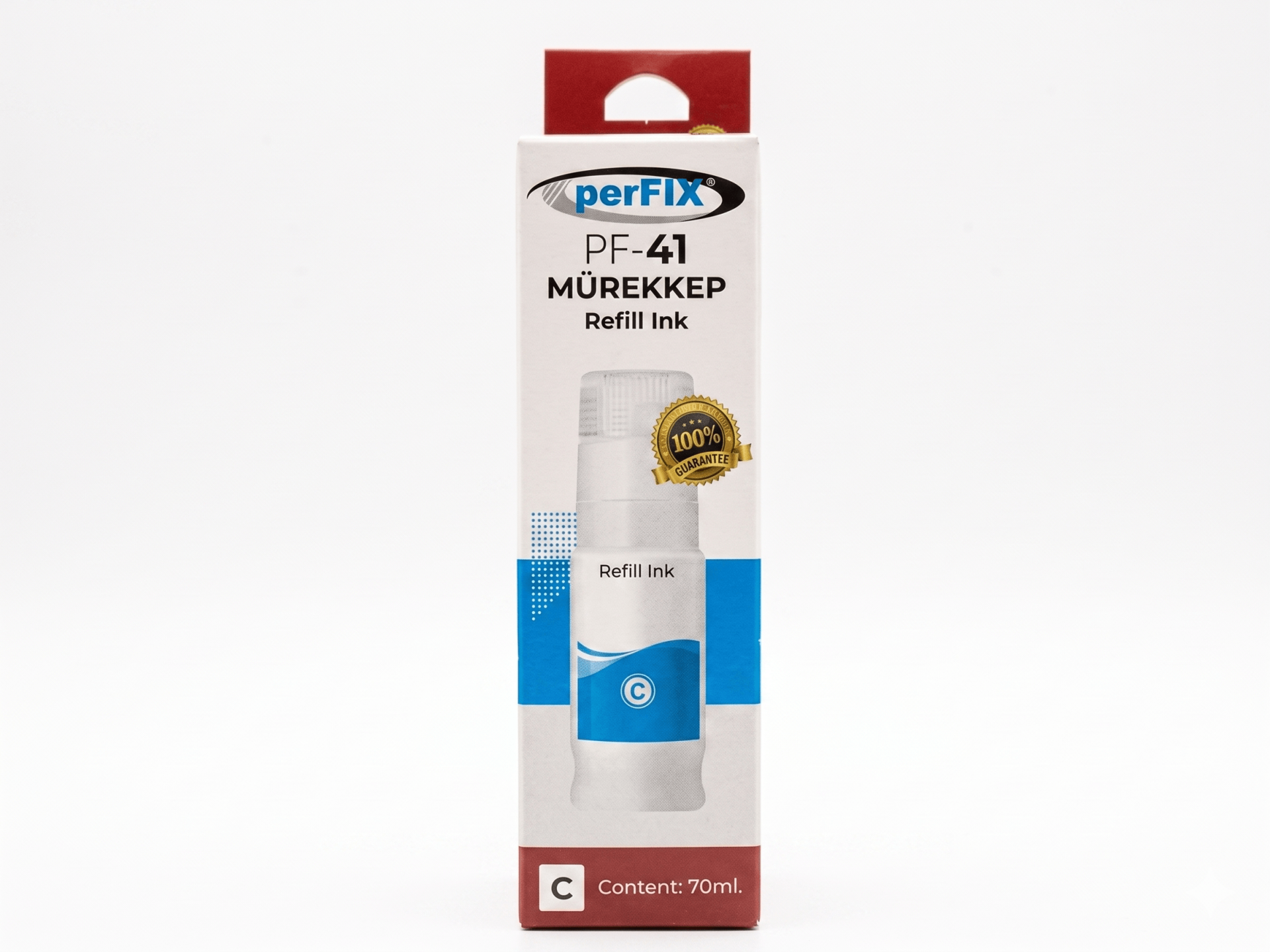 perFIX perFIX Canon  PF GI-41C  Mavi  Şişeli  Mürekkep 70ml