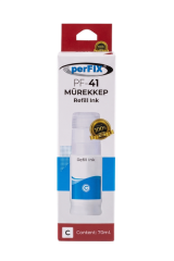 perFIX Canon  PF GI-41C  Mavi  Şişeli  Mürekkep 70ml