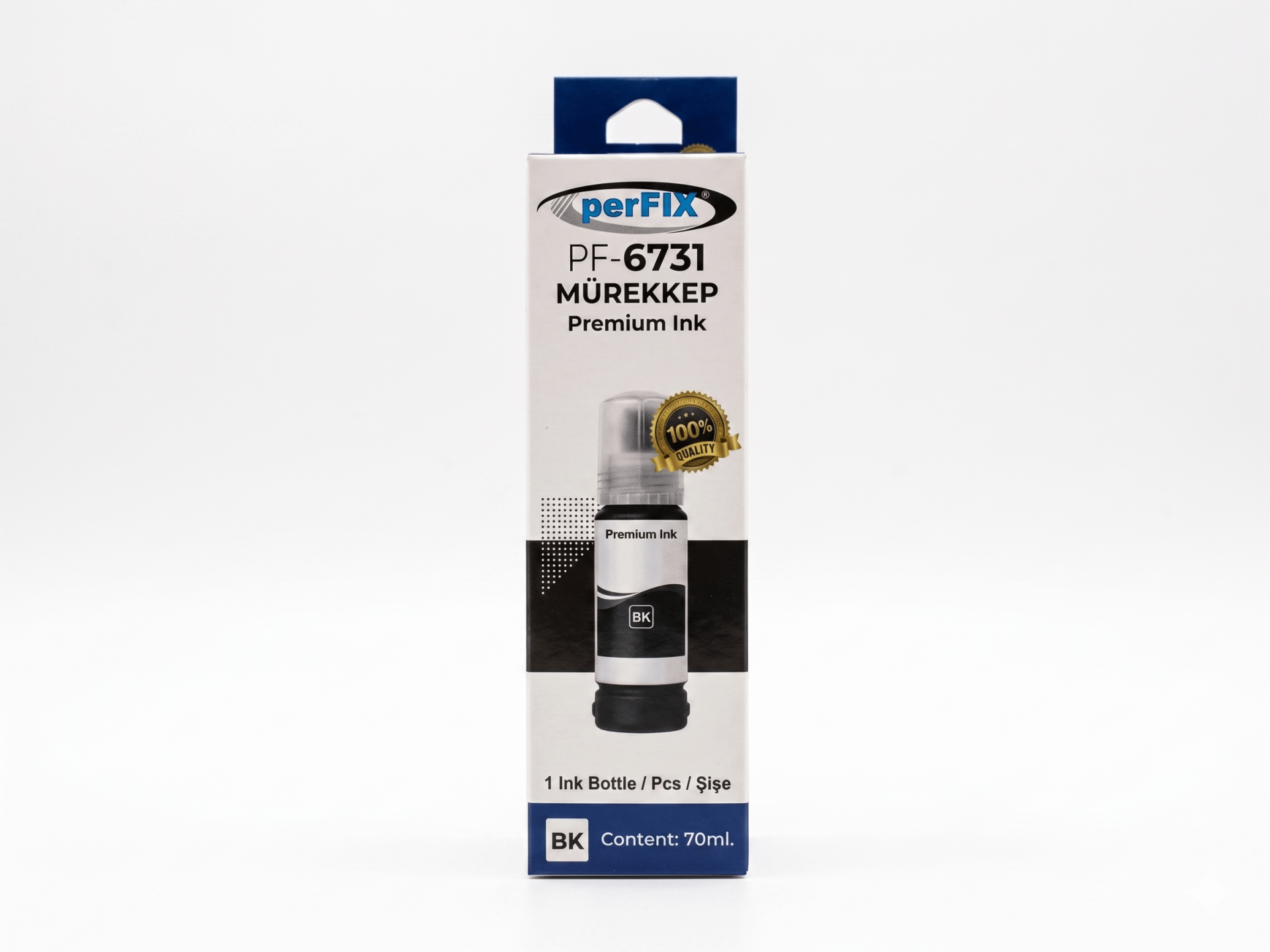 perFIX perFIX PF T6731  Siyah Şişeli Mürekkep (70 ml )
