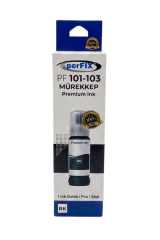 perFIX PF T101BK  T110B Siyah Şişeli Mürekkep (127 ml )