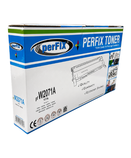 perFIX PFX Hp W2071A W2091A Mavi ***Chipsiz*** 117A - 119A Laser Toner 0,7K