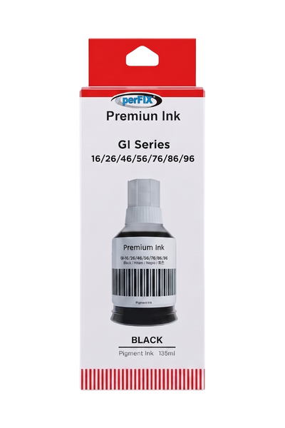 perFIX perFIX Canon  PF GI-46B - GI-56B Siyah Dye  Şişeli   Mürekkep 170ml