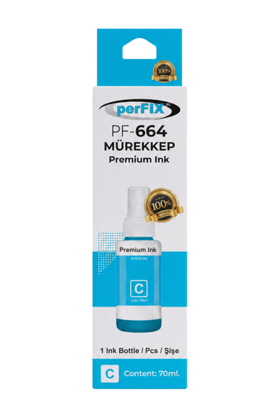 perFIX perFIX PF T6642 - 6732  Mavi Şişeli Mürekkep (70 ml )