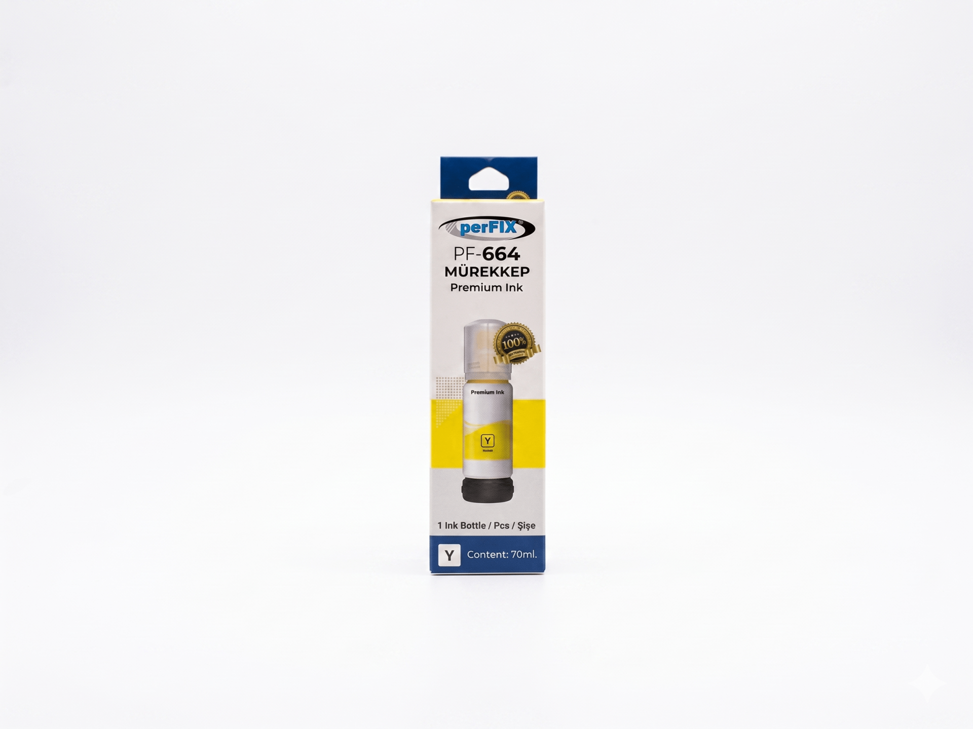 perFIX perFIX PF T6644 - 6734  Sarı Şişeli Mürekkep (70 ml )