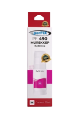 perFIX Canon  PF CGI-490M - Kırmızı 790 - 190 -  Şişeli Mürekkep 70ml