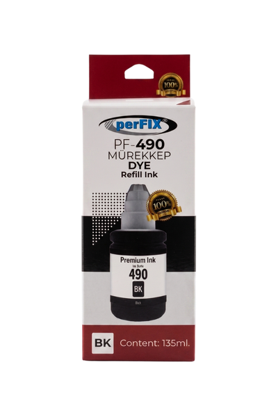 perFIX perFIX Canon  PF CGI-490BK - Siyah 790 - 190 - Dye  Şişeli Mürekkep 13