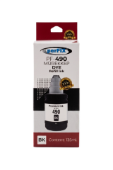 perFIX Canon  PF CGI-490BK - Siyah 790 - 190 - Dye  Şişeli Mürekkep 13