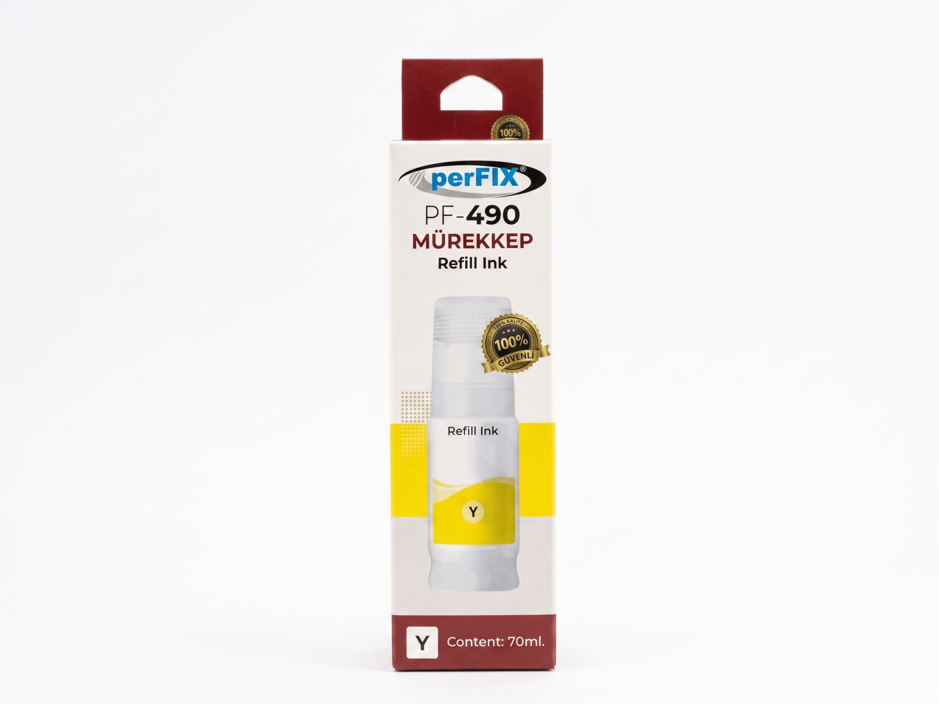 perFIX perFIX Canon  PF CGI-490Y - Sarı  790 - 190 -  Şişeli Mürekkep 70ml