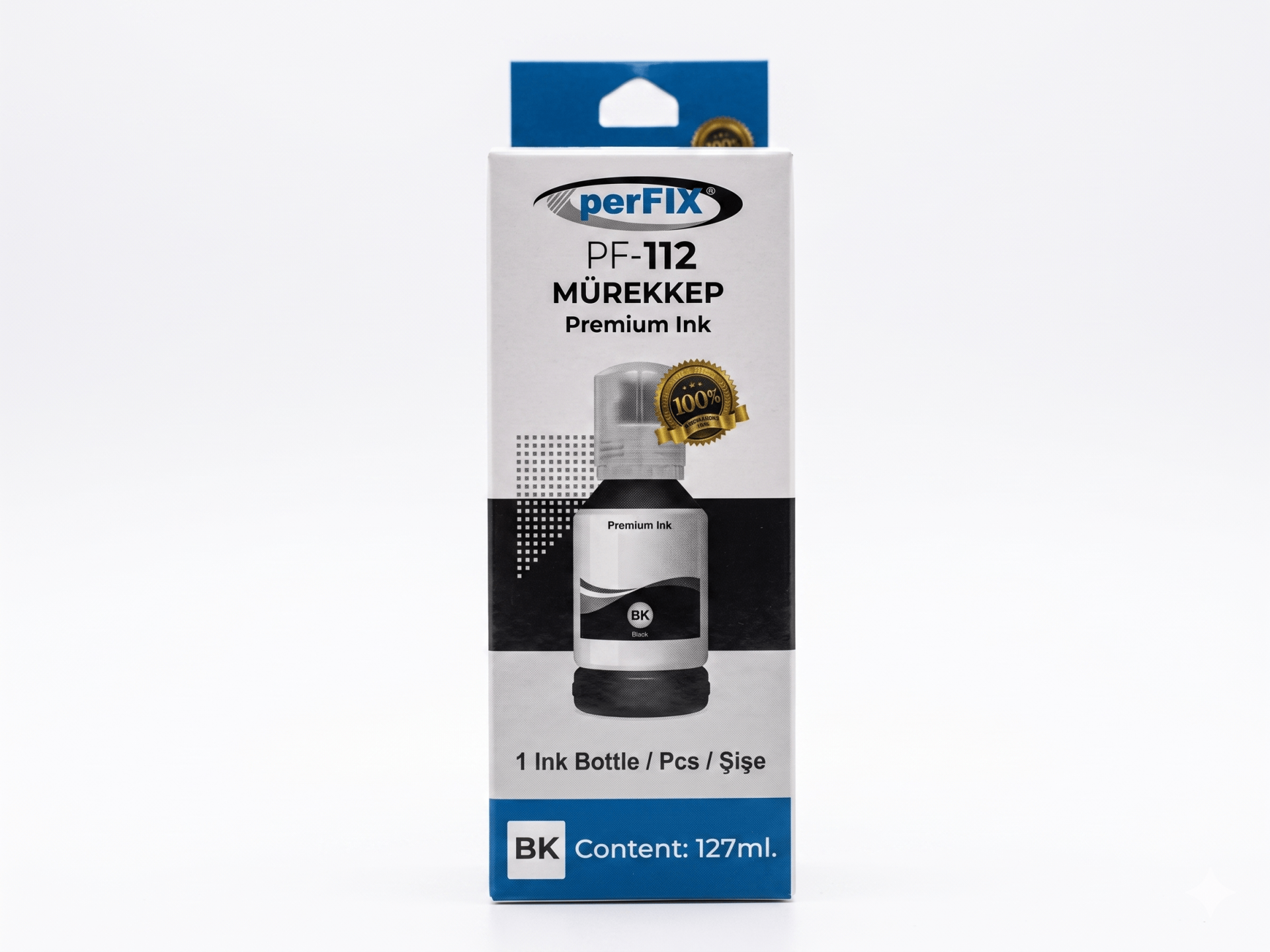 perFIX perFIX PF T112BK  Siyah Şişeli Mürekkep (140 ml )