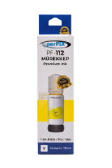 perFIX PF T112Y  Sarı Şişeli Mürekkep (70 ml )