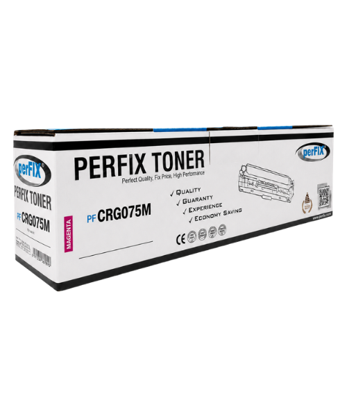 perFIX PFX Canon CRG-075 - Chipli  6363C002 Kırmızı Toner 1,4K