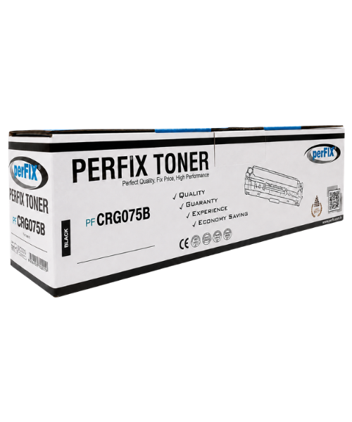perFIX PFX Canon CRG-075 - Chipli 6365C002 Siyah Toner 1,4K