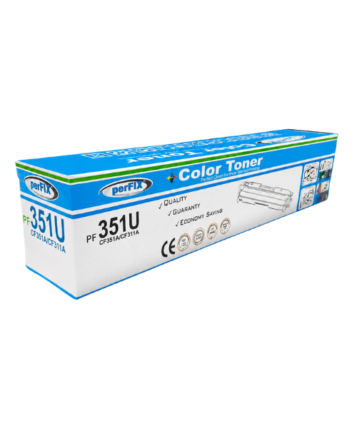 perFIX PFX Hp CF351U-Mavi Universal CF351A / CE311A-130A-126A Laser Toner 1K