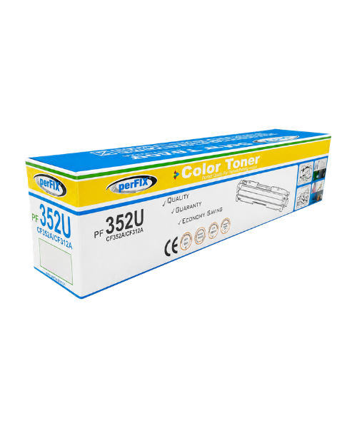 perFIX PFX Hp CF352U-Sarı Universal CF352A / CE312A-130A-126A Laser Toner 1K