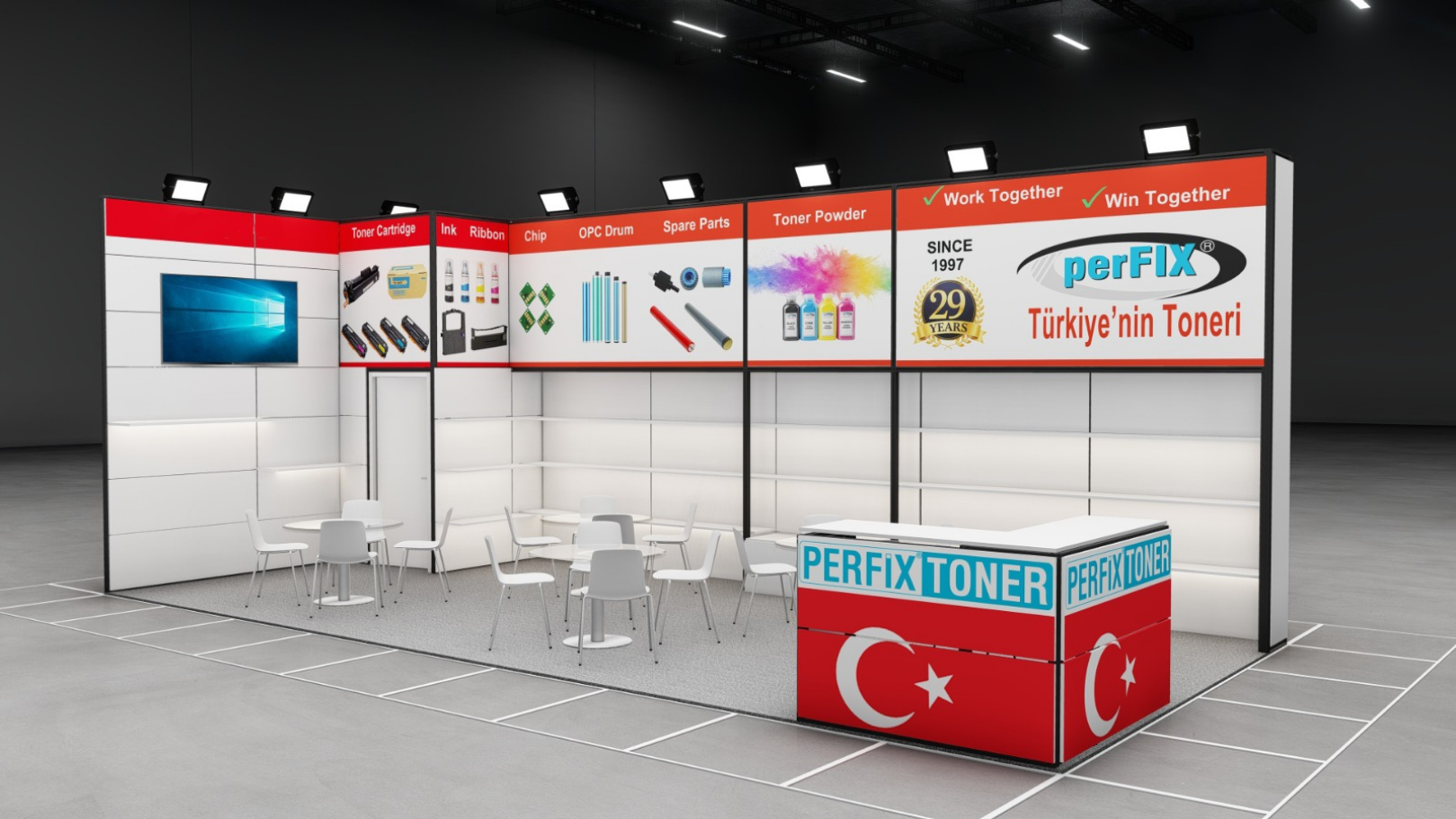 Perfix Toner Fuar Standı