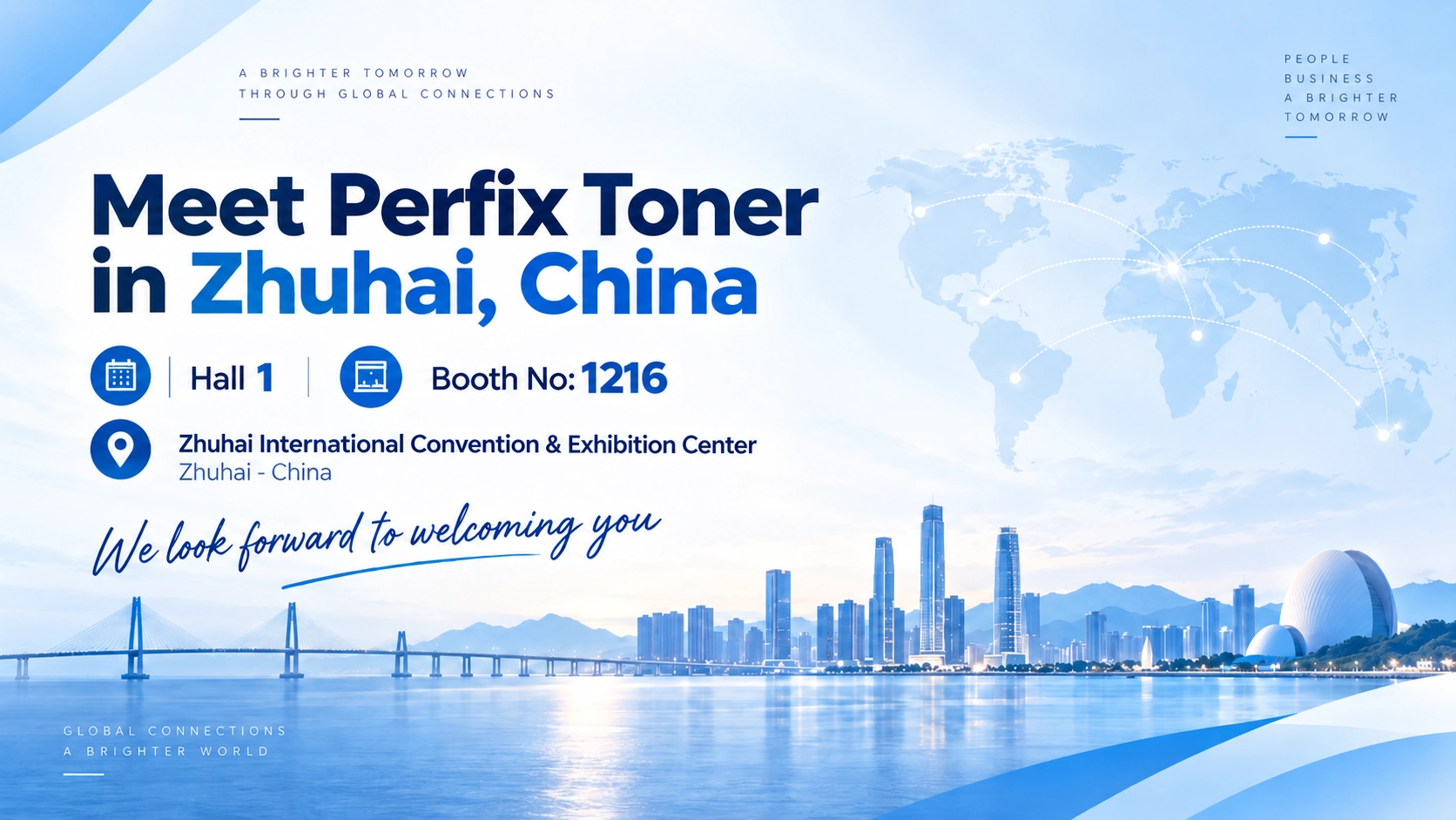 Meet Perfix Toner in Zhuhai, China – Hall 1, Booth 1216