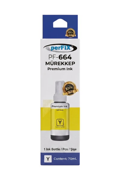 perFIX PF T6733  Kırmızı  Şişeli Mürekkep (70 ml )