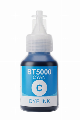 Brother BT 5000C Kutusuz Mavi Şişeli Mürekkep 45ml, brother bt5000c kutusuz mavi, dcp-t300 mavi mürekkep, dcp-t500w kutusuz boya, bt5000c cyan ink 45ml, mfc-t800w mavi mürekkep şişesi, brother tanklı 