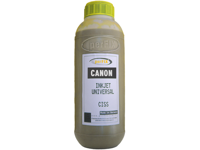 Mürekkep perFIX Canon Yellow - Callii Alman  1 Kg, perfix canon sarı mürekkep 1 kg, canon uyumlu sarı boya, callii alman mürekkep canon, 1000 ml canon yellow mürekkep, dökme sarı mürekkep canon, muadi