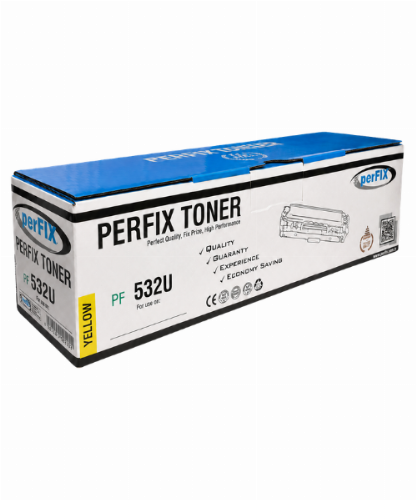 PFX Hp PF532U-CE412A-CC532A - CF382A  Sarı Üniversal 2,8K Toner