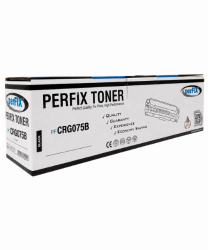PFX Canon CRG-075 - Chipli 6365C002 Siyah Toner 1,4K
