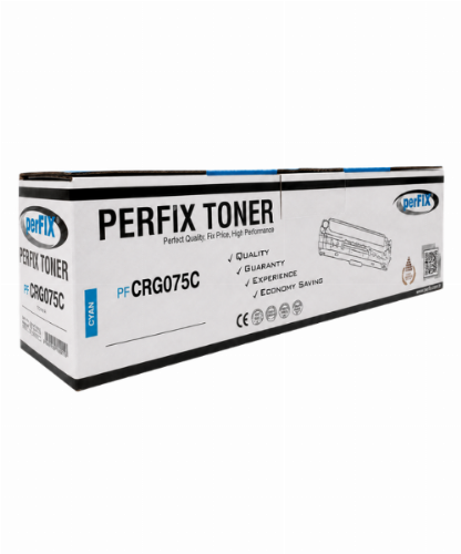 PFX Canon CRG-075 - Chipli  6364C002 Mavi Toner 1,4K