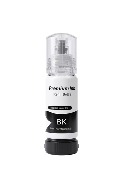 T101BK  T110B  T101B **Kutusuz**  Siyah Şişeli Mürekkep (127 ml )